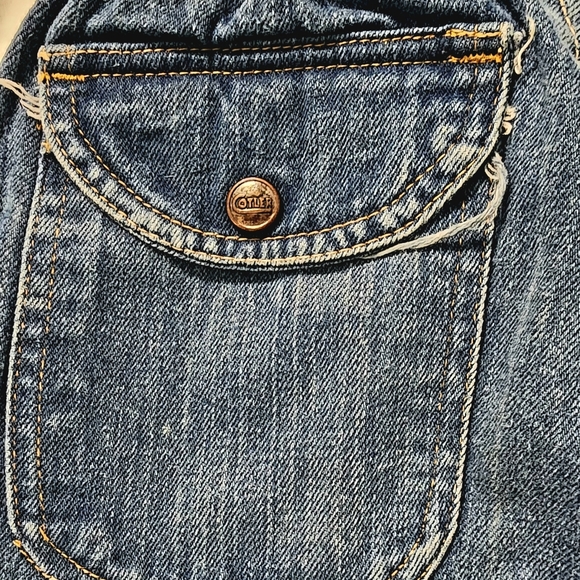 Vintage Women's Denim Bell bottom flared jeans size 25/26 x 34in *flawed - Picture 10 of 16